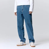 Retro Simple Loose Straight Jean